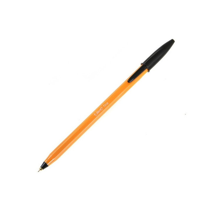 Στυλό Διαρκείας BIC Orange Fine 0.8 mm (Μαύρο) (110114) (BIC110114FBK)