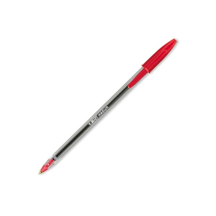 Στυλό Διαρκείας BIC Cristal 1.0 mm (Κόκκινο) (8373611) (BIC8373611R)