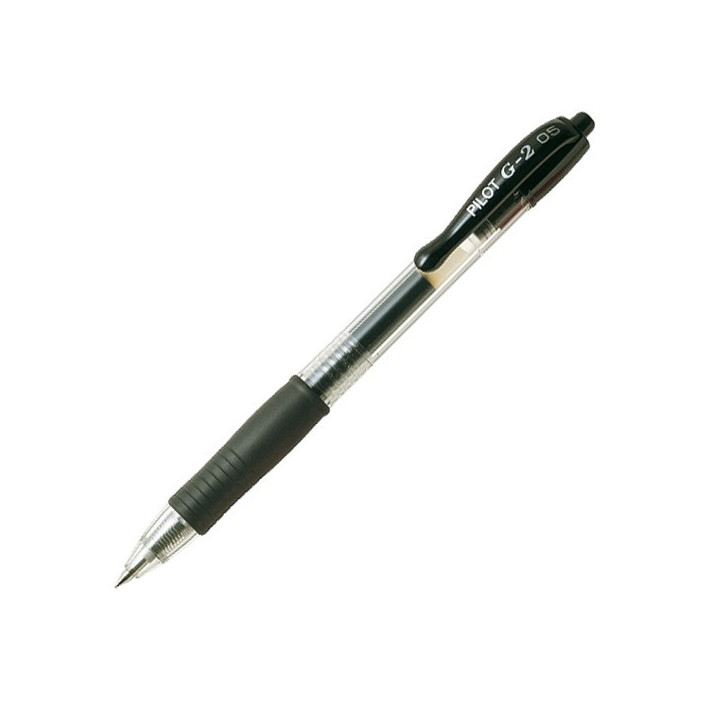 Στυλό GEL PILOT G-2 0.7 mm (Μαύρο) (2605001) (PILBLG27BK)