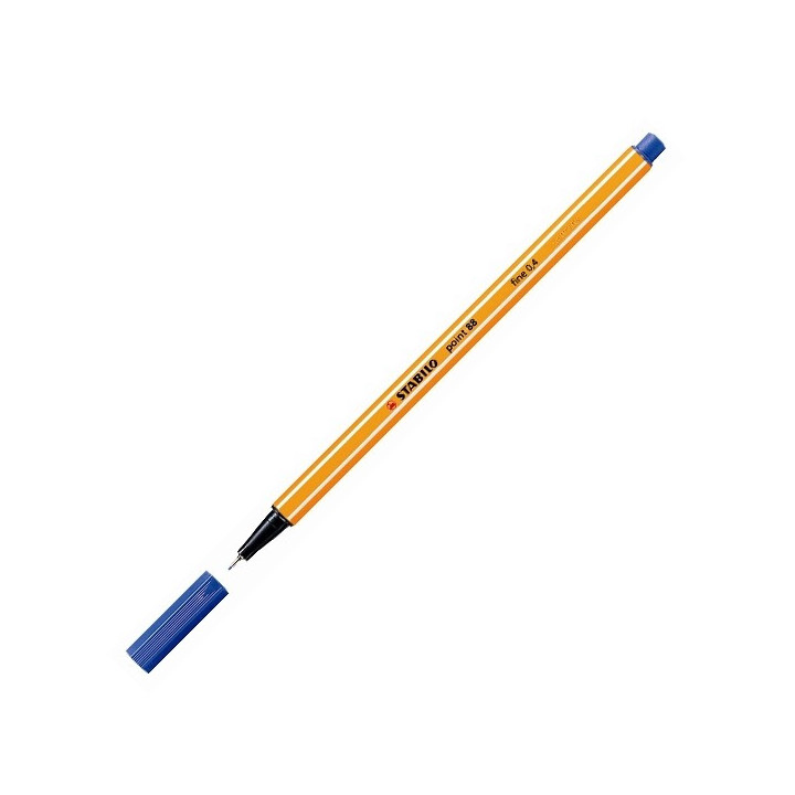 Μαρκαδόρος Σχεδίου STABILO Point 88 No.41 0.4 mm (Μπλε) (88/41) (STB88/41BL)