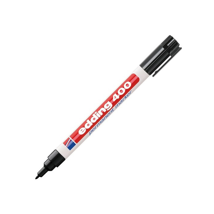 Μαρκαδόρος Ανεξίτηλος EDDING 400 1 mm (Μαύρο) (4-400001) (EDD3666001BK)