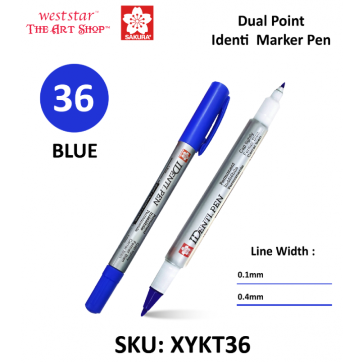 Sakura Μαρκαδόρος Identi 36 Μπλε (XYKT36) (SAKXYKT36)