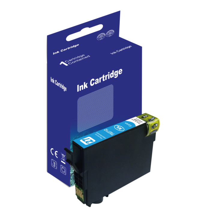 Epson 27XL Cyan Συμβατό μελάνι  T2712-  (T2702 -  C13T271240)  - 15ml