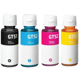 Συμβατό HP GT51/52/53XL Multipack Black-Cyan-Yellow-Magenta πακέτο τεσσάρων χρωμάτων.