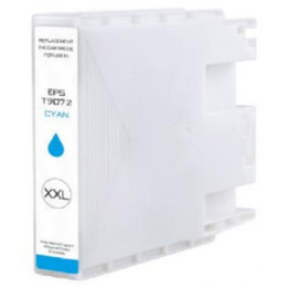 Epson T9072XXL CYAN Συμβατό μελάνι  (C13T907240)  Ink content： 80ml
