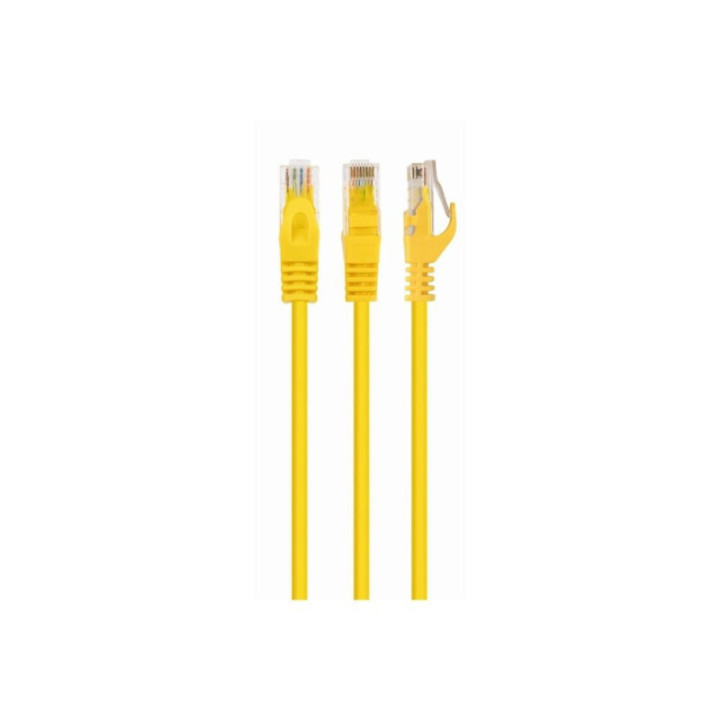 Gembird U/UTP Cat.6 Καλώδιο Δικτύου Ethernet 1m Κίτρινο (PP6U-1M/Y) (GEMPP6U-1M-Y)