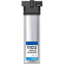 Epson T11D2  Cyan Συμβατό μελάνι  (C13T11D240)  -  (75ml)