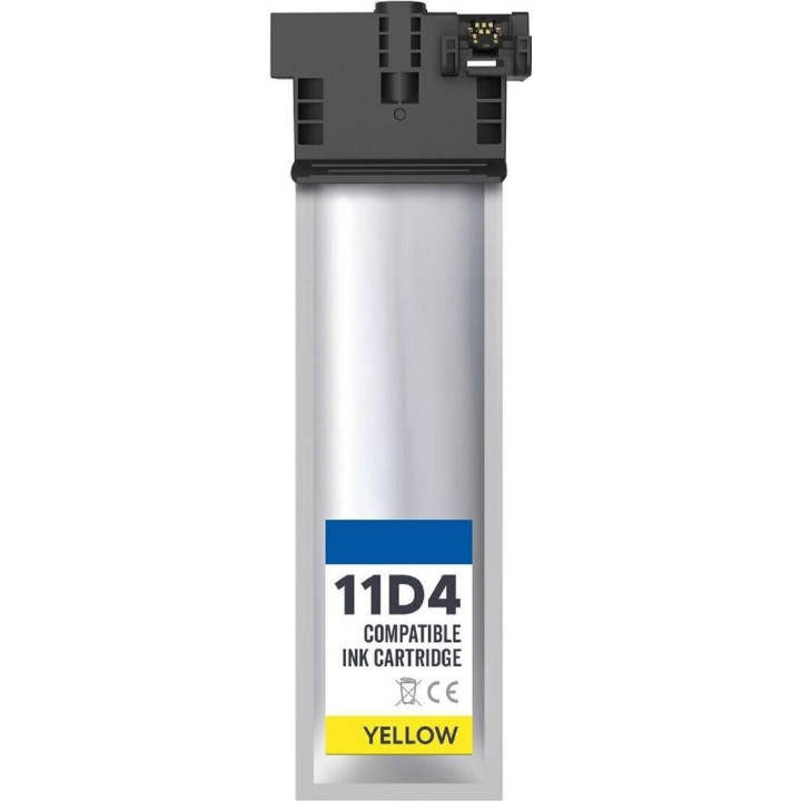 Epson T11D4  Yellow Συμβατό μελάνι  (C13T11D440) -  (75ml)