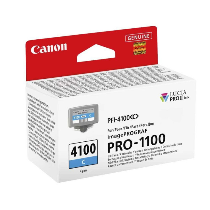Canon Μελάνι Inkjet PFI4100C Cyan (6778C001) (CANPFI-4100C)