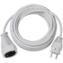 Brennenstuhl Quality plastic extension cable 5m white H05VV-F 3G1,5 (1168440) (BNN1168440)