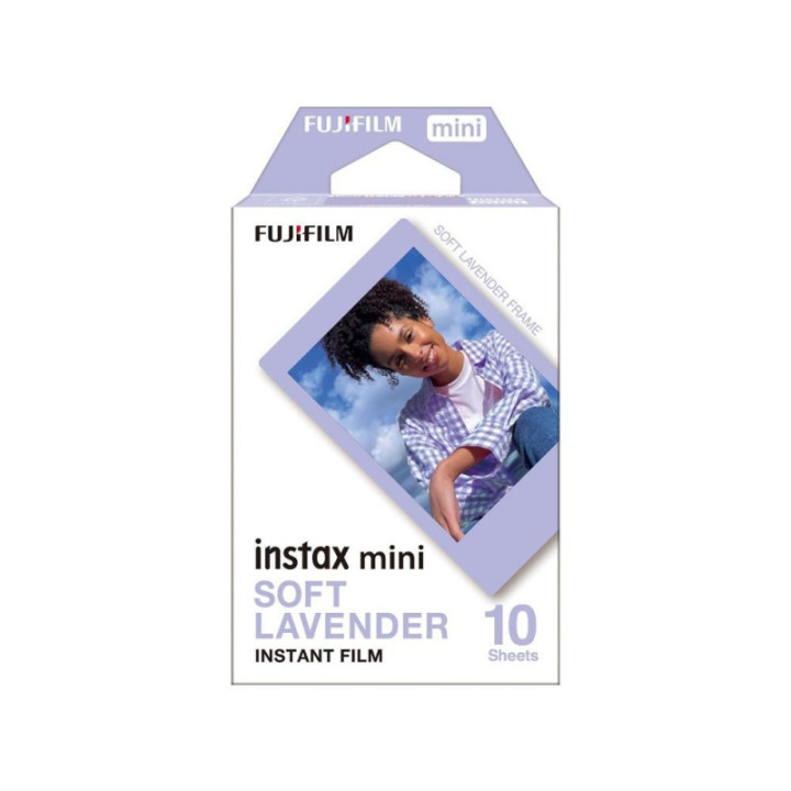 Fujifilm Color Instax Mini Instant Φιλμ (10 Exposures) Soft Lavender (16812376) (FJM16812376)