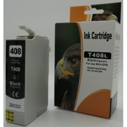 Epson T408 XL Black Συμβατό μελάνι  (C13T09K14010)