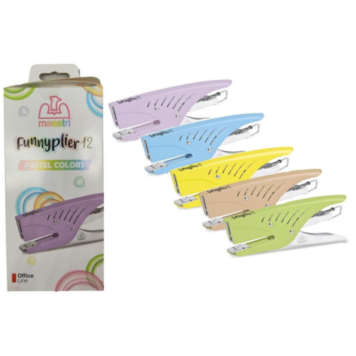 Roma Maetsri Συρραπτικό Funnyplier 12 Pastel (0022405) (ROM0022405)