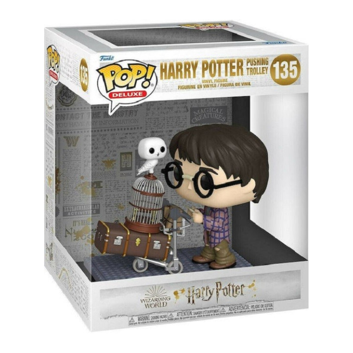 Funko Pop Deluxe ! Harry Potter - Harry Potter Pushing Trolley 135