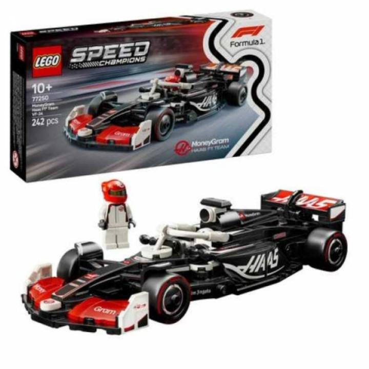 Lego Speed ​​Champions Moneygram Haas F1 Team Vf-24 Race Car (77250) (LGO77250)