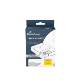 Ετικέτες Γενικής Χρήσης Mediarange (Dymo® D1/45808/S0720880) 19mm, 7m, Laminated and Permanent Adhesive, Black on Yellow (MRDY45