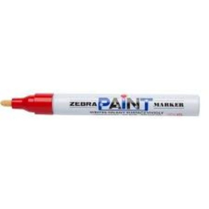 Zebra  Μαρκαδόρος Λαδιού 3.0mm Μέτρια Μύτη Κόκκινο (ZB-51013) (ZEB51013)