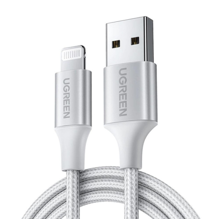 Ugreen USB-A to Lightning Cable 2m Grey (60163) (UGR60163)