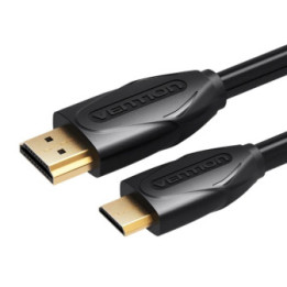 VENTION Mini HDMI to HDMI Cable 1.5M Black (VAA-D02-B150) (VENVAA-D02-B150)
