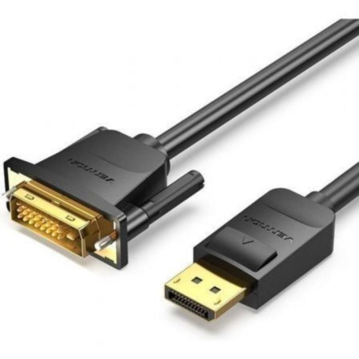 VENTION DisplayPort to DVI Cable 2M Black (HAFBH) (VENHAFBH)