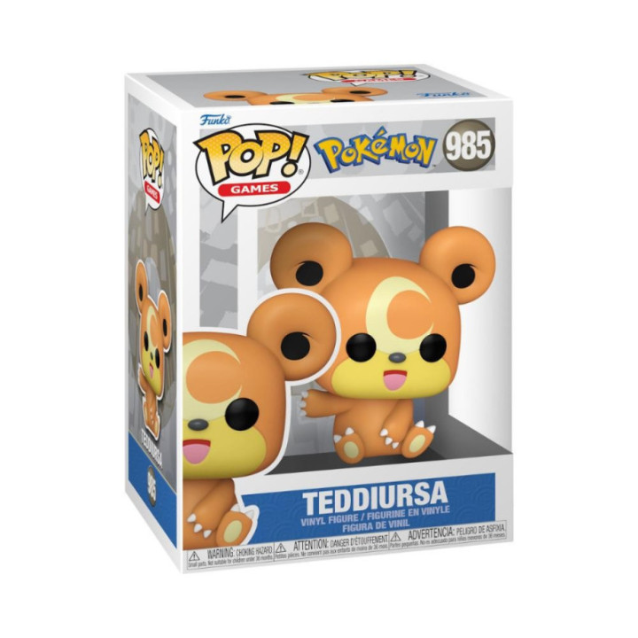Funko Pop! Games: Pokemon - Teddiursa #985 (FNK09361)