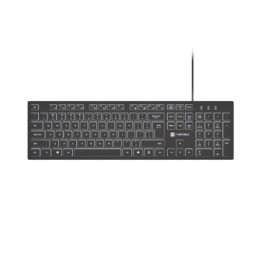 Natec Keyboard Herring Glow Us White Backlight (NKL-2342) (NTCNKL-2342)