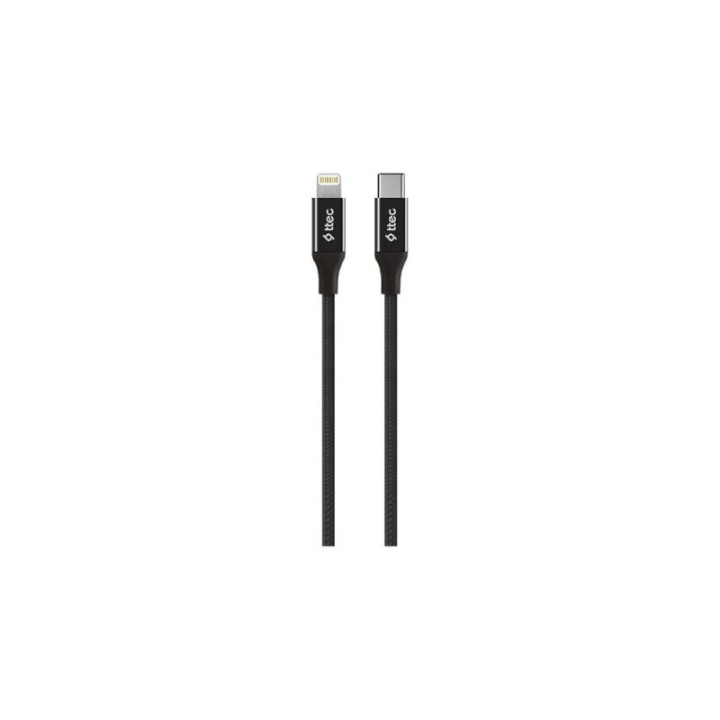 ttec AlumiCable Type C - Lightning Fast Charging Cable 150cm Black (2DK41S) (TTEC2DK41S)