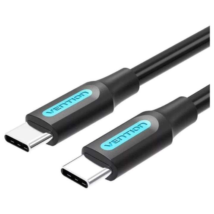 VENTION USB 2.0 C Male to Male Cable 1M Black PVC Type (COSBF) (VENCOSBF)
