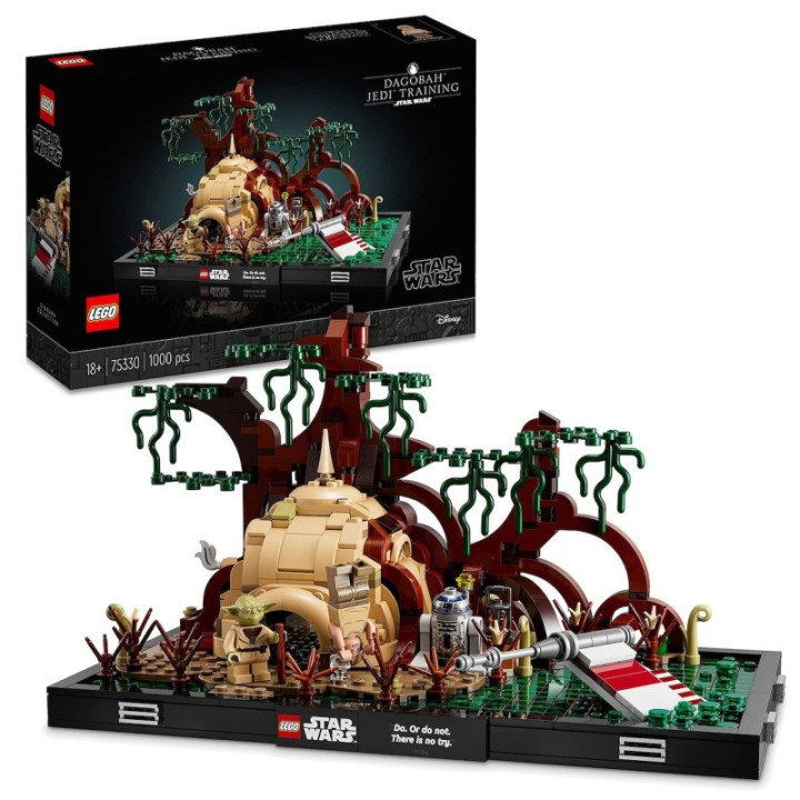LEGO 75330 Star Wars Dagobah Jedi Training Diorama για 18+ Ετών