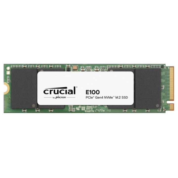 Crucial E100 Gen4 2280 480GB NVMe PCIe M.2 SSD (CT480E100SSD8) (CRUCT480E100SSD8)