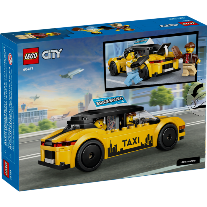 Lego City Yellow Taxi (60487) (LGO60487)