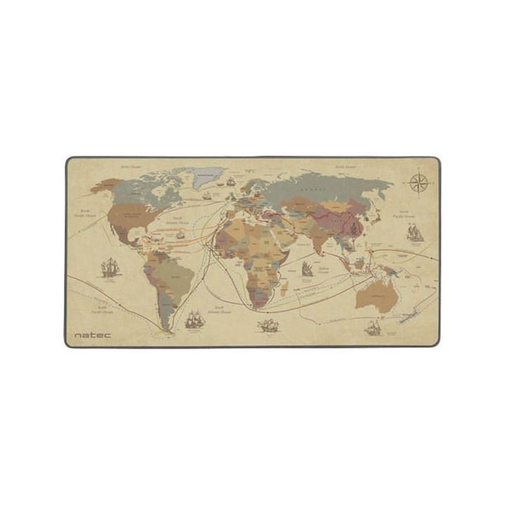 NATEC Discoveries Maxi Mouse Pad World Map 800x400mm (NPO-1457) (NTCNPO-1457)