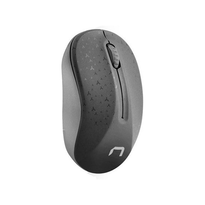 NATEC Toucan Wireless Optical Mouse 1600 DPI - Black-Grey (NMY-1650) (NTCNMY-1650)