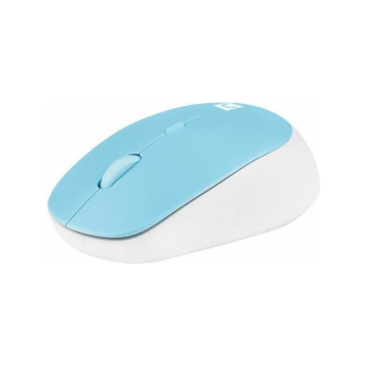 NATEC Harrier 2 Silent Wireless Mouse 1600 DPI Bluetooth 5.1 - White-Blue (NMY-1963) (NTCNMY-1963)