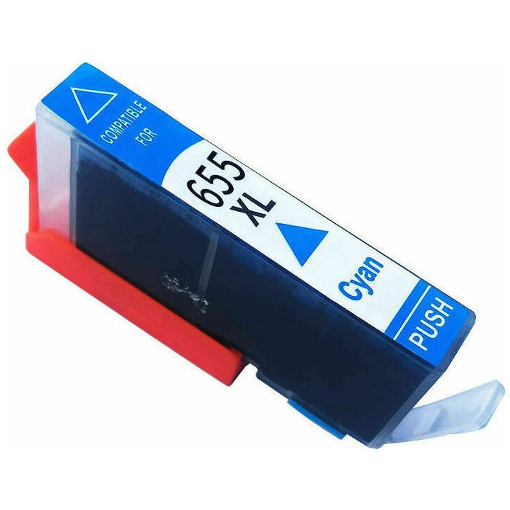 ΣΥΜΒΑΤΟ HP 655 XL CYAN High Yield 18ML