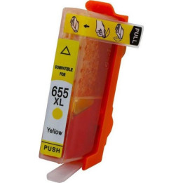 ΣΥΜΒΑΤΟ HP 655 XL YELLOW High Yield 18ML