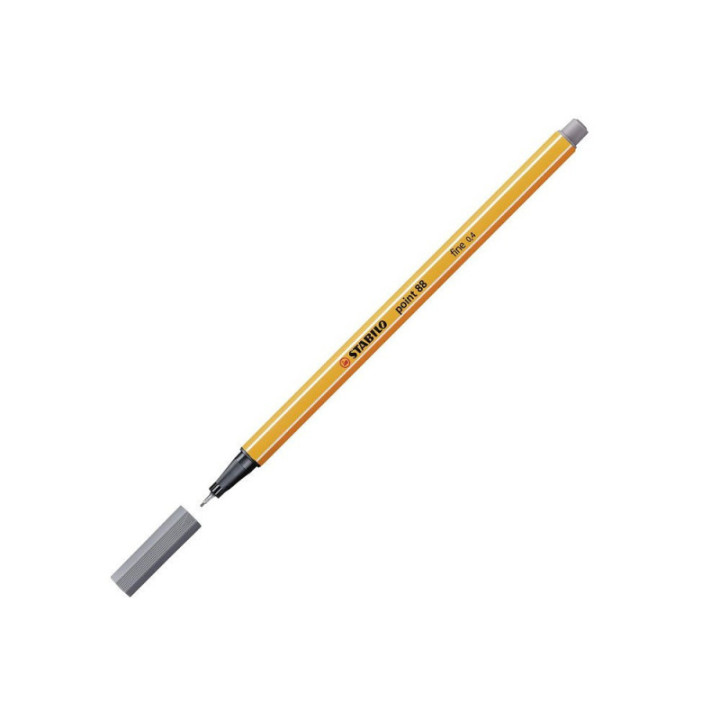 Μαρκαδόρος Σχεδίου STABILO Point 88 0.4 mm (Dark Grey) (88/96)