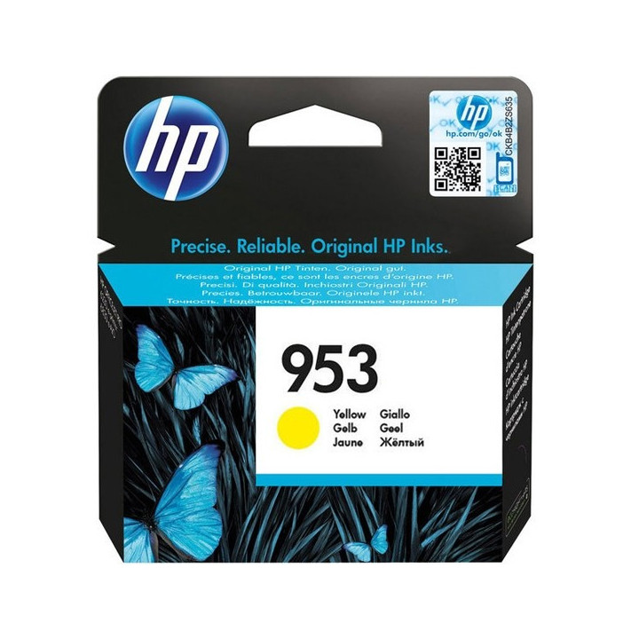 HP Μελάνι Inkjet 953 Yellow (F6U14AE) (HPF6U14AE)