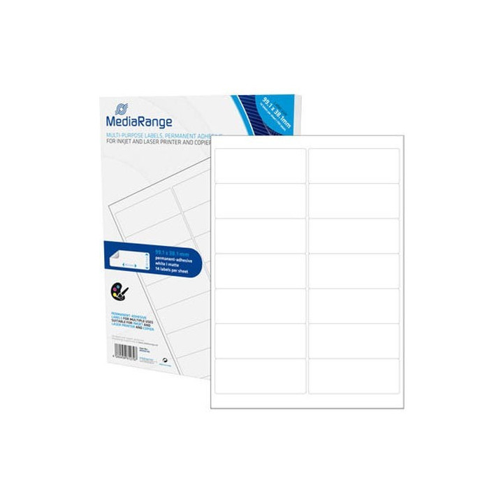 MediaRange Ετικέτες Γενικής Χρήσης 99.1x38.1mm. Λευκές (700 Pack) (MRINK146)
