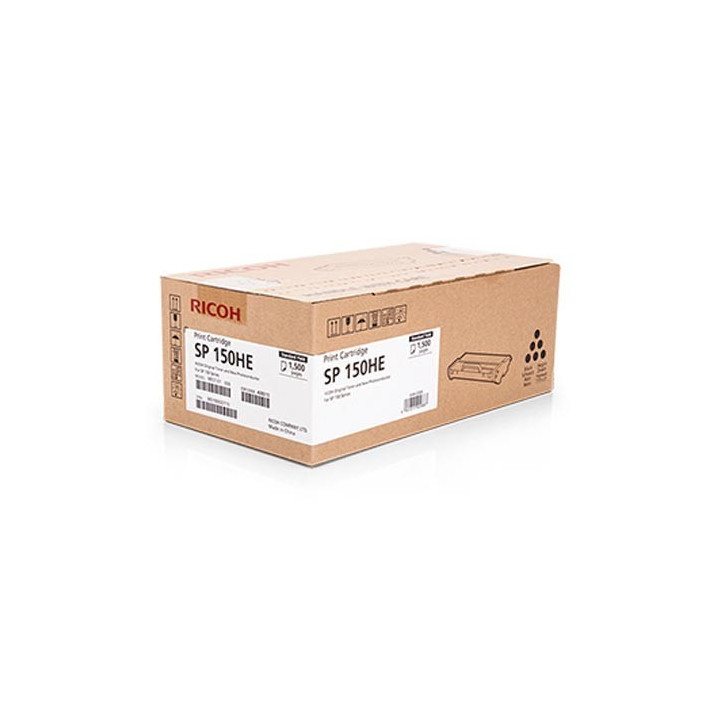 RICOH SP-150 SERIES TNR CRTR BLACK HC (1.5k) (408010) (RICTSP150HC)