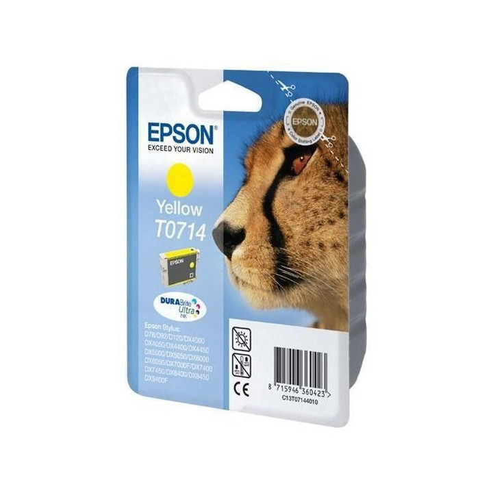 Epson Μελάνι Inkjet T0714 Yellow (C13T07144012) (EPST071440)