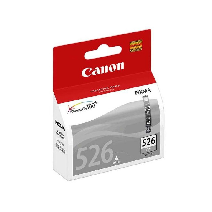 Canon Μελάνι Inkjet CLI-526GY Grey (4544B001) (CANCLI-526GY)