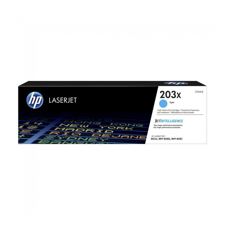 HP 203X LaserJet HC CyanToner (2.5k) (CF541X) (HPCF541X)