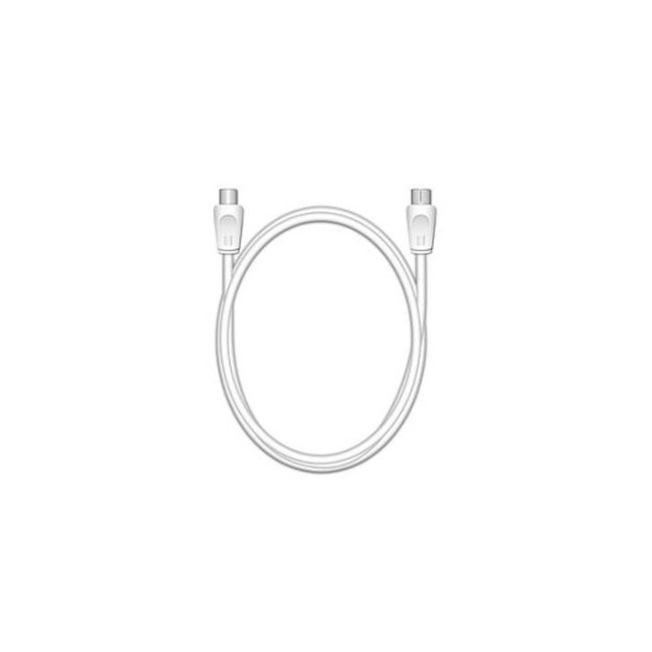 Καλώδιο MediaRange Coax Plug/Coax Socket, 75 Ohm, 3.0M, White (MRCS163)