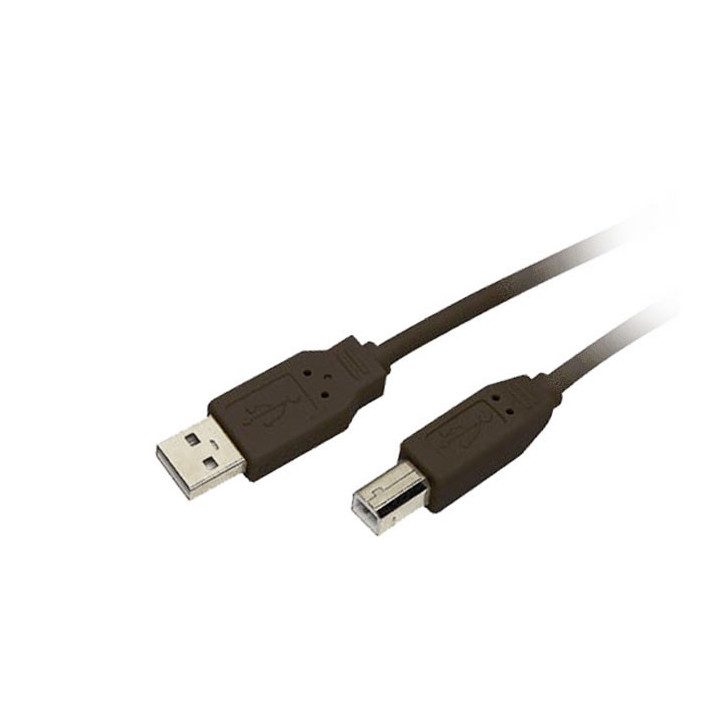 Καλώδιο MediaRange USB 2.0 AM/BM 1.8M Black (MRCS101)