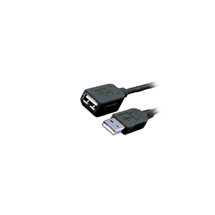 Καλώδιο MediaRange USB 2.0 Extension AM/AF 1.8M Black (MRCS154)