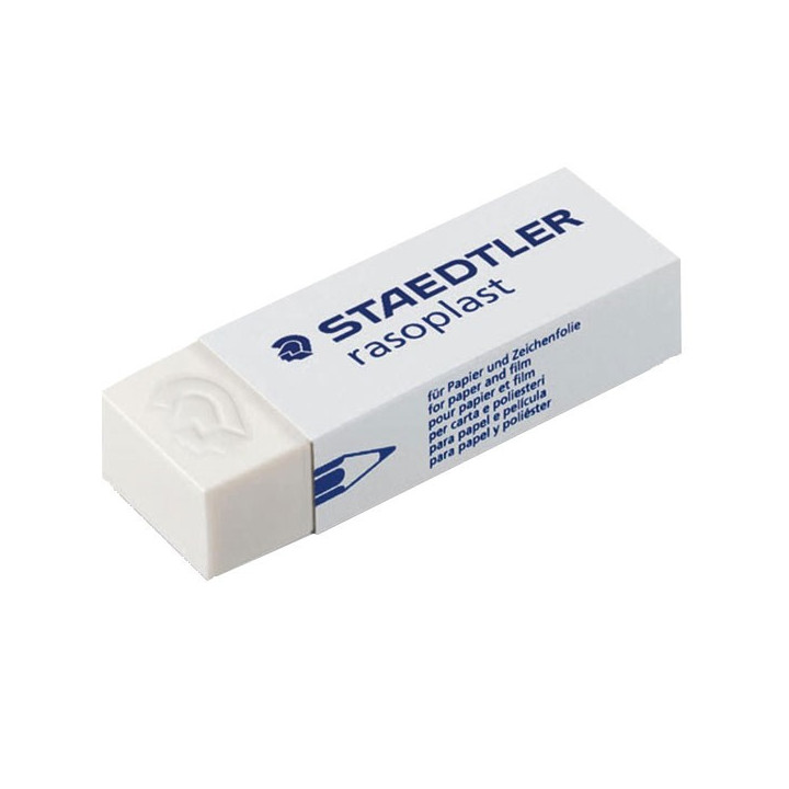 Γόμα STAEDTLER Rasoplast Λευκή (526B20) (STAE526B)