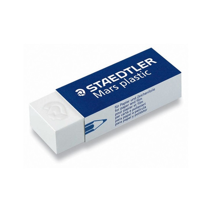 Γόμα STAEDTLER Mars Plastic Λευκή (52650) (STAE52650)