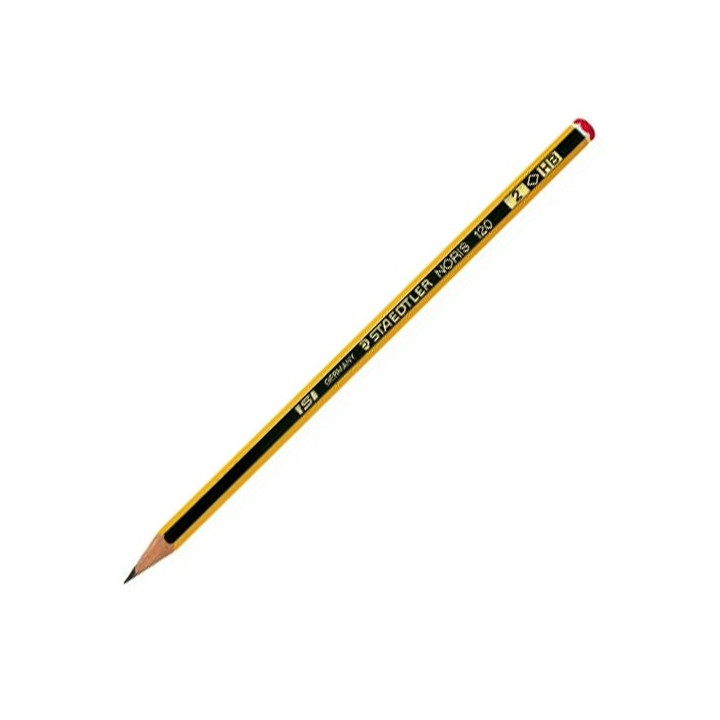 Μολύβι Ξύλινο STAEDTLER Noris 120  HB (Μαύρο) (120-2) (STAE1202HB)